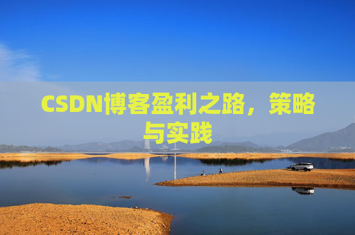 CSDN博客盈利之路，策略与实践